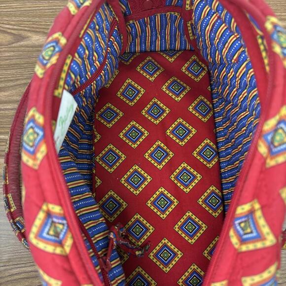 Vera Bradley Villa Red Diamond Baguette Bag (Retired) - Picture 5 of 10